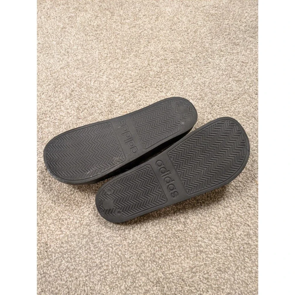 Adidas Adilette Shower Slides Sandals Black Mens 14 Cloudfoam 3-Stripes | GZ3772
